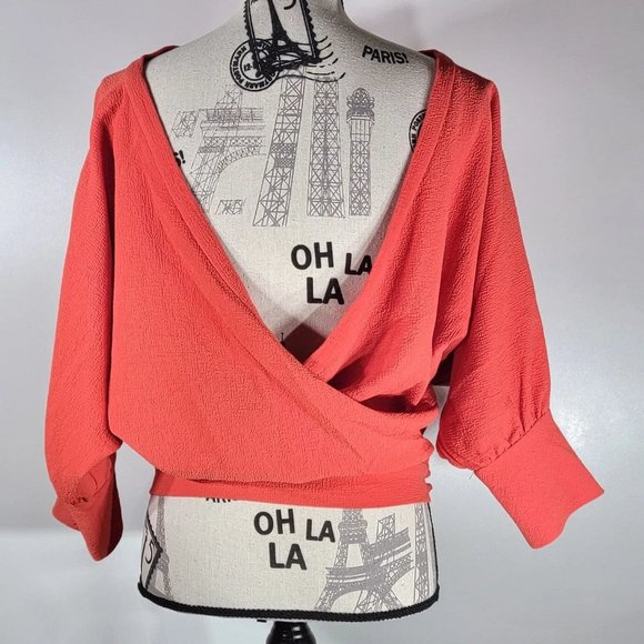 RACHEL COMEY 'Tempe Top', Red, Women's Size 8, NWOT - Picture 3 of 7